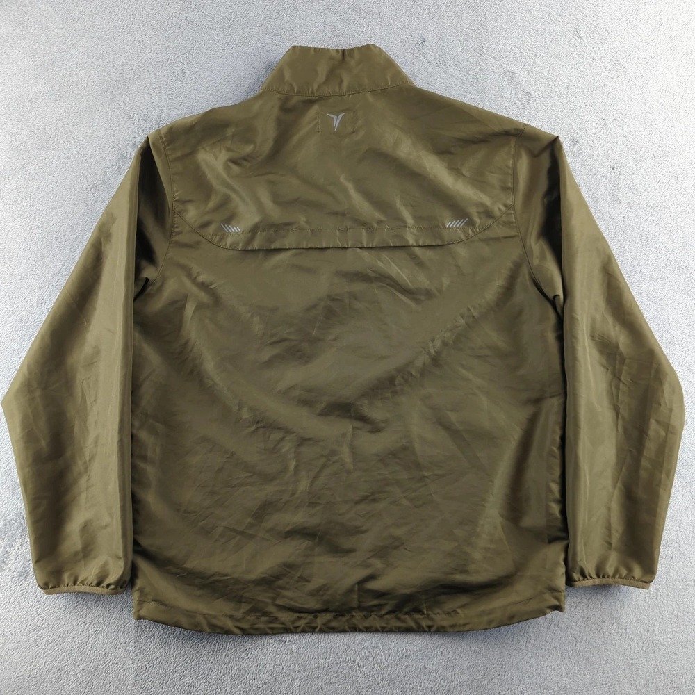 Old Navy Active Windbreaker Jacket Mens XL Green Yellow Running Outdoor Coat - Picture 2 of 10